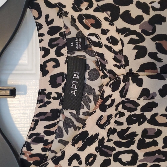 Apt. 9 Leopard Print Drawstring Dress - Picture 3 of 5